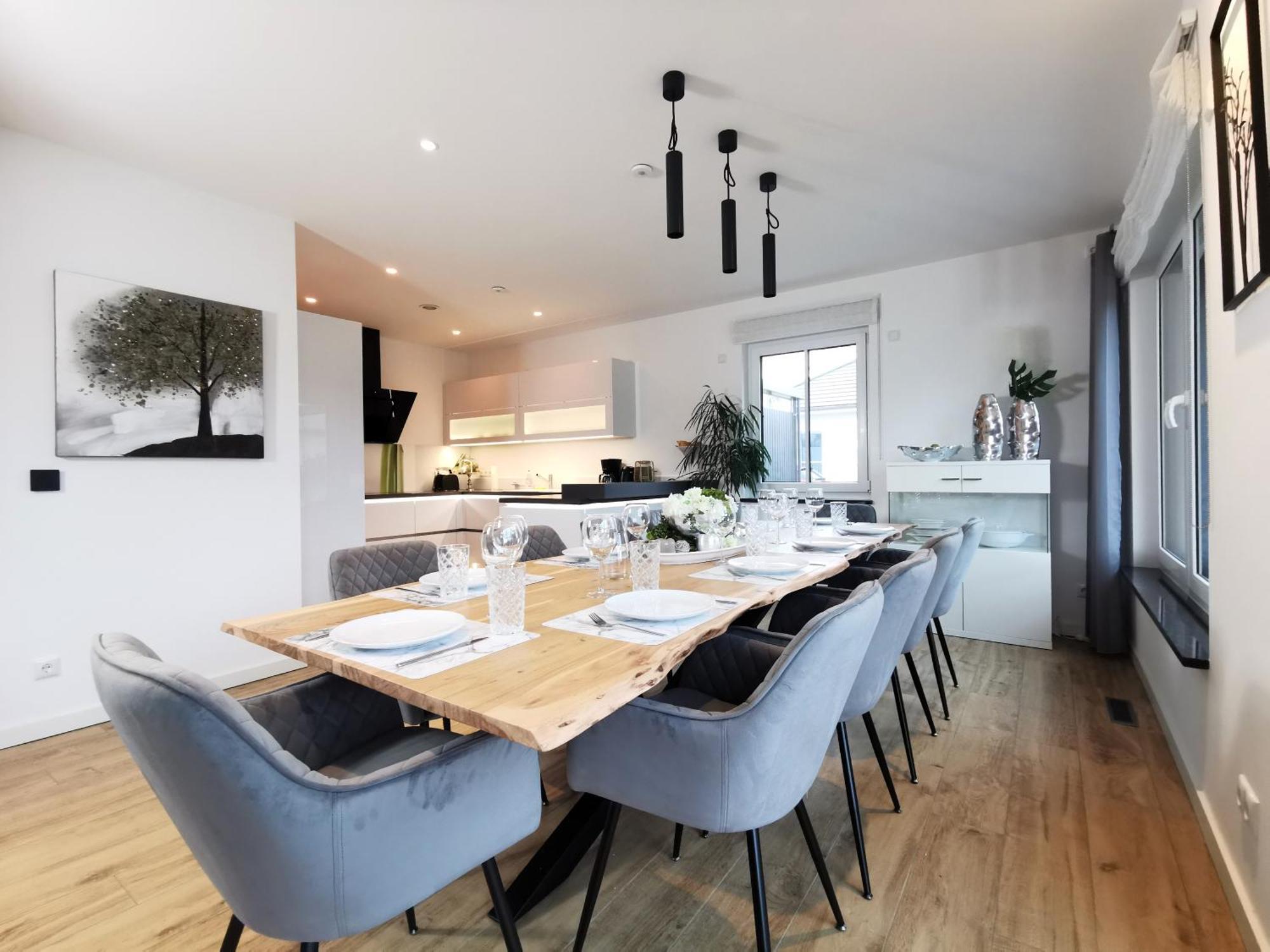 Bohnapartments Luxury Villa Berlin - 210Qm - Wintergarten - Kamin - 4 Kostenlose Parkplaetze - 6 Schlafzimmer - Neubau - Luxusausstattung Биркенвердер Экстерьер фото